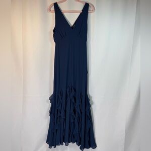 Lulu's Navy Blue Maxi Dress